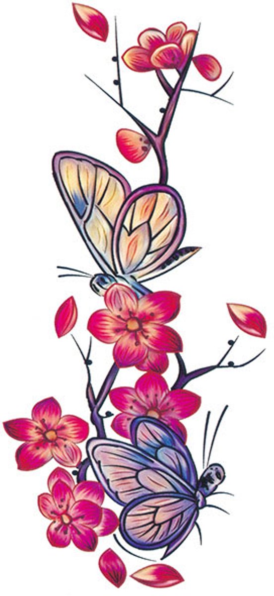 Tijdelijke tattoo Spring Flight 3 dagen