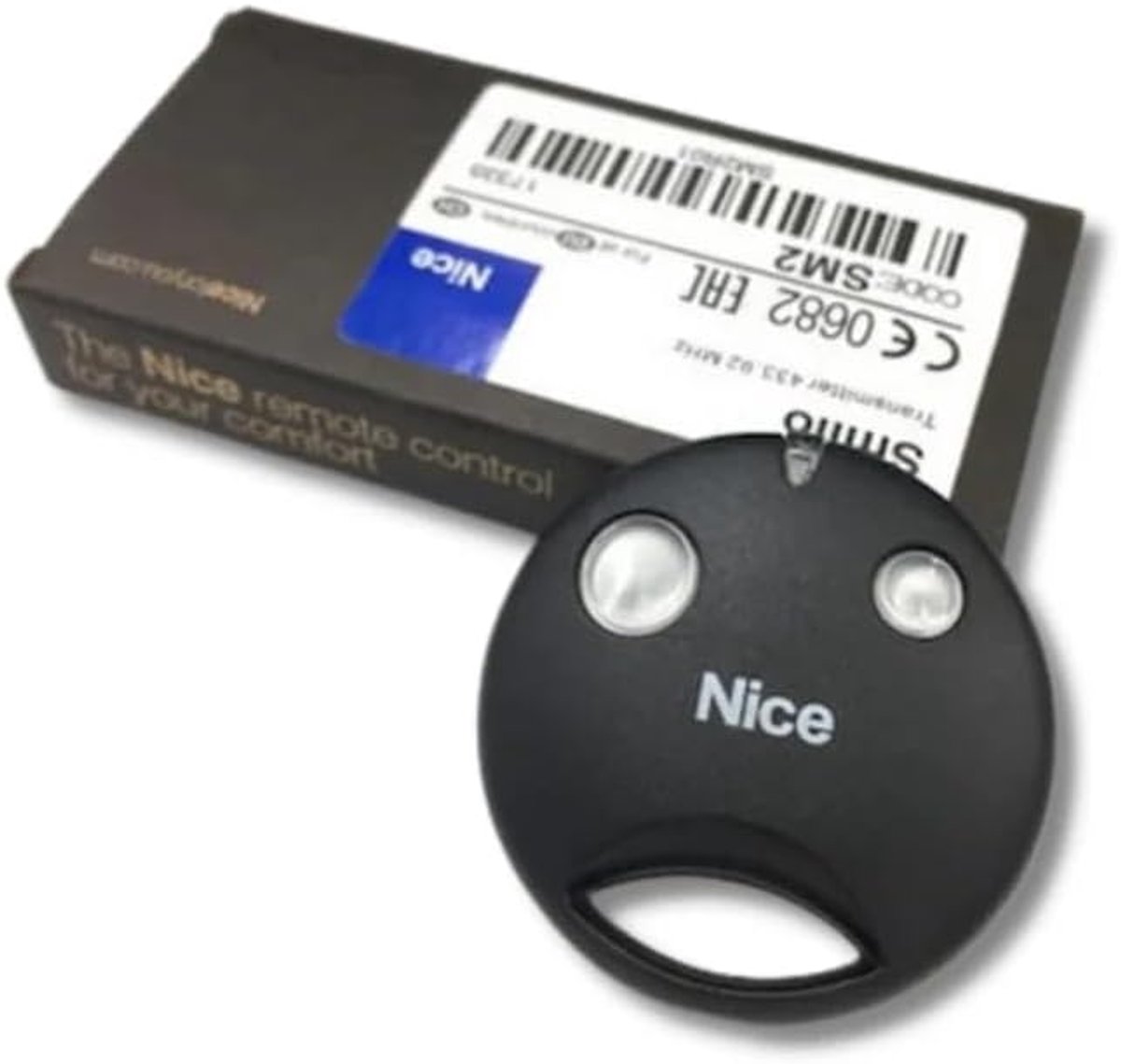 Handzender NICE SMILO SM2 - Draadloos - 433.92 MHz - Compact en gebruiksvriendelijk - ShopVlot