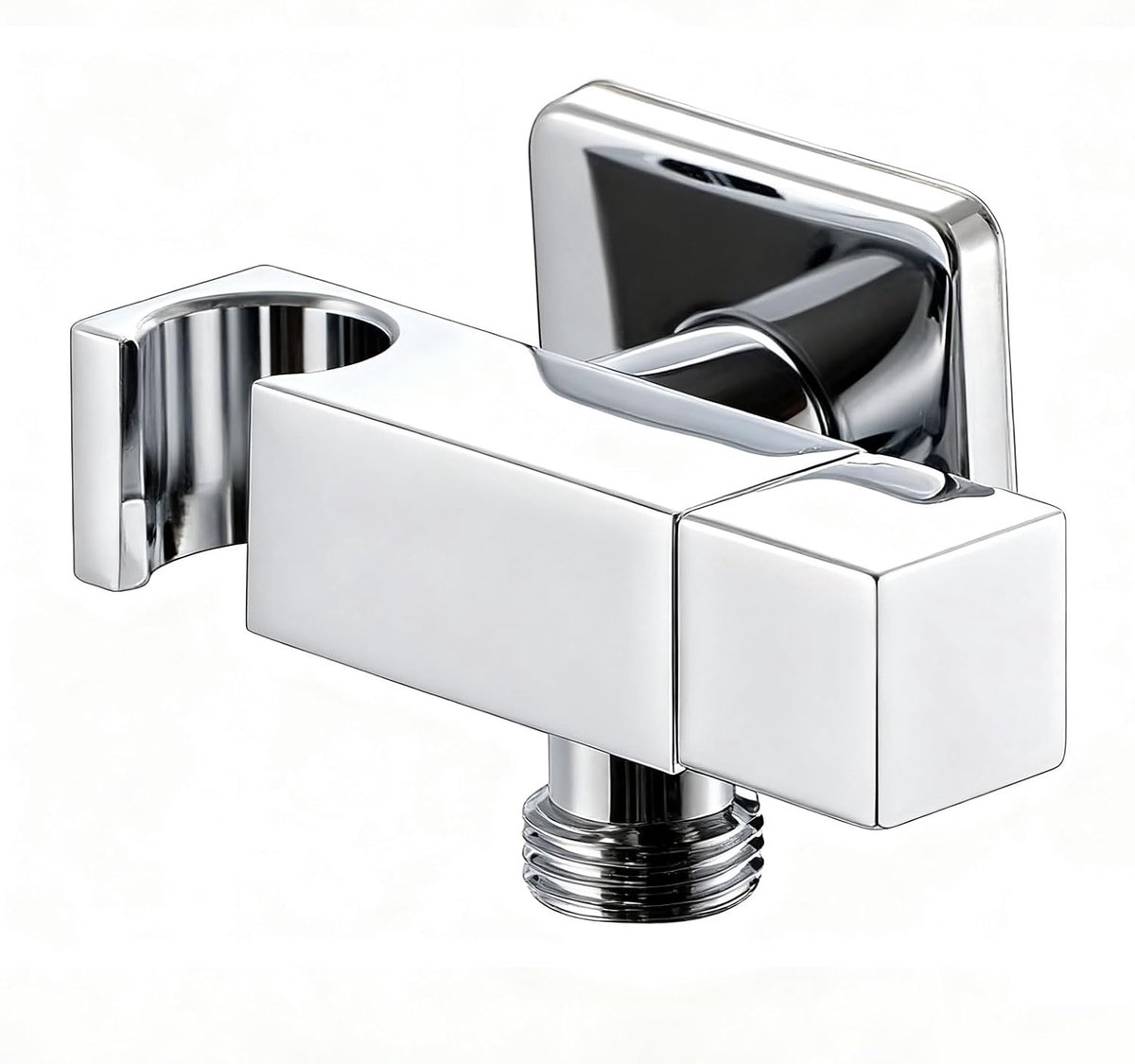 Doucheslanghouder 1/2 Inch - Universeel ontwerp - Met aan/uit kraan - Comfortabel douchen zonder waterverlies - ShopVlot