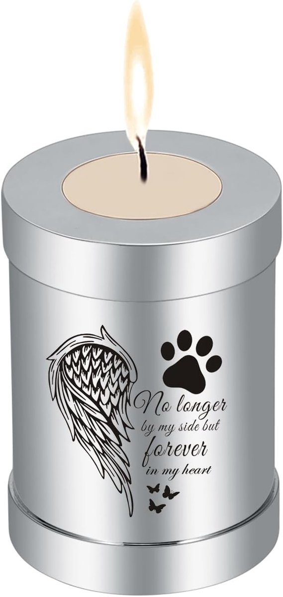Huisdier urn klein - crematie urn voor honden en katten - herinnerings urn voor huisdieren - ShopVlot