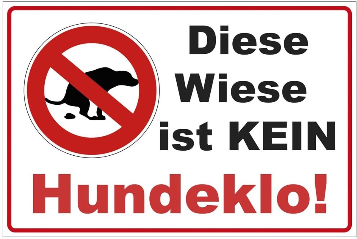 Naambord 300x200mm - Aluminium/Dibond - Weerbestendig - Geen honden toegestaan! - ShopVlot