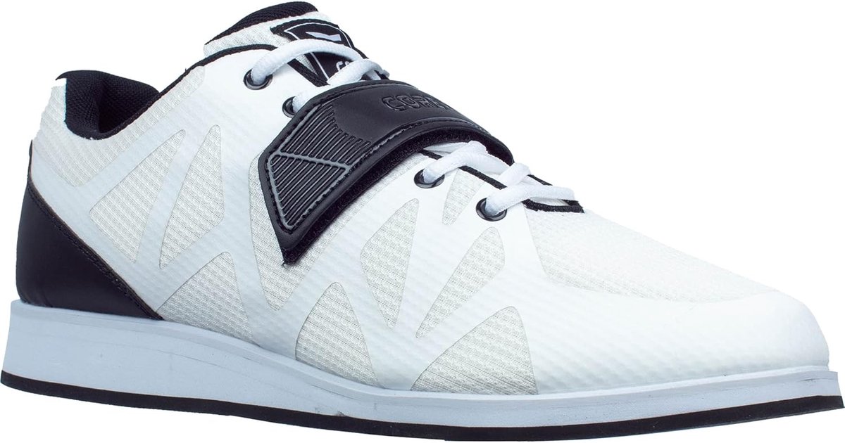 Gewichthefschoenen 46 EU - Wit - Voor powerlifting en bodybuilding - Optimale stabiliteit - ShopVlot