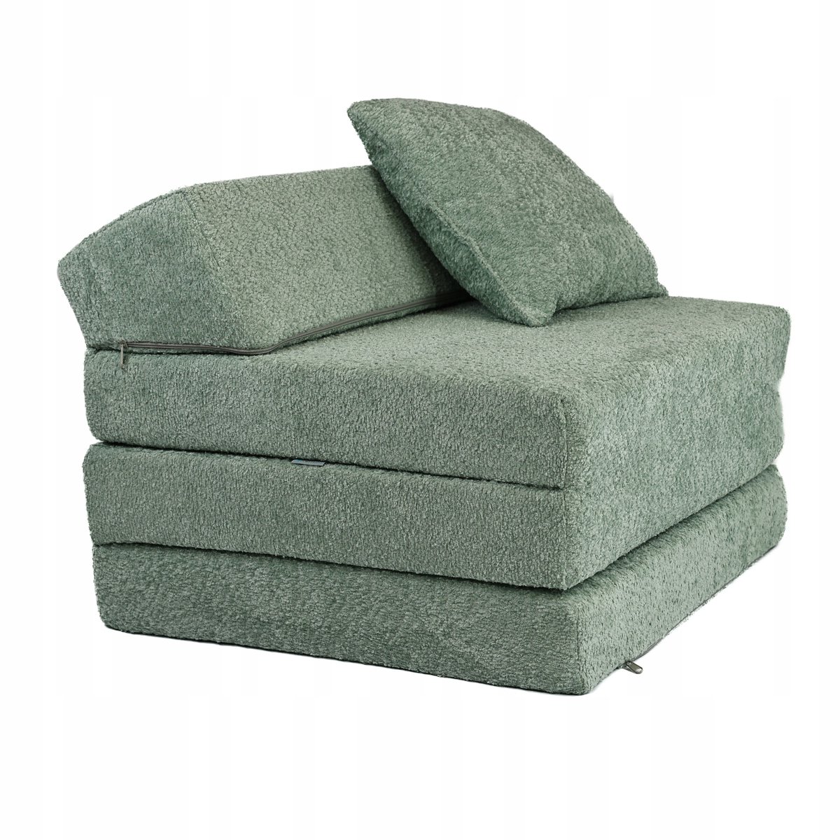 Merkloos Opklapbaar reisbed/fauteuil Boucle Stof - Comfort & Stijl