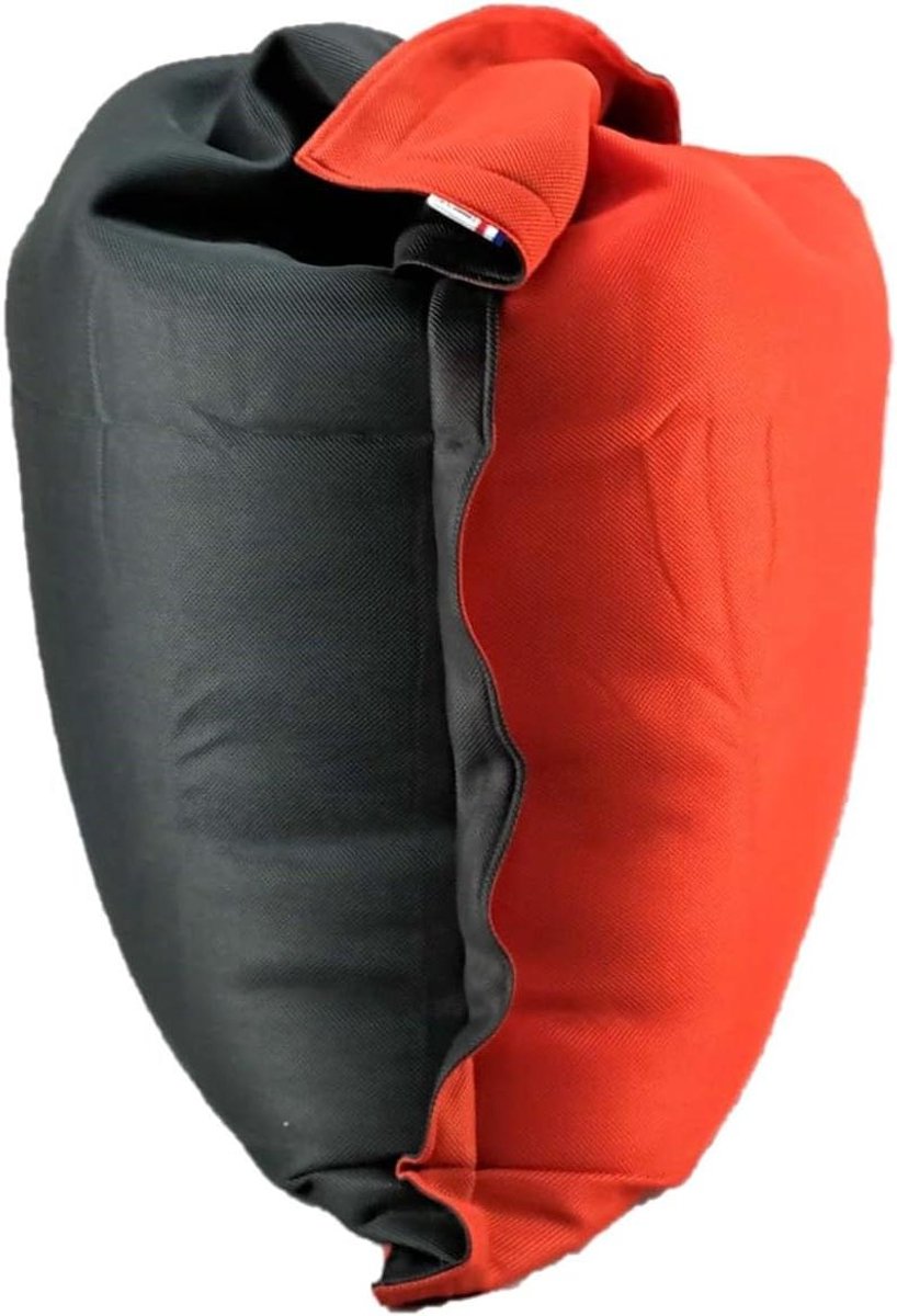 Reuzen Zitzak - Zitzak Stoel - Ontspannen Buiten - Drijvend Mesh3D Stof - 125 x 175 cm - Antraciet Oranje