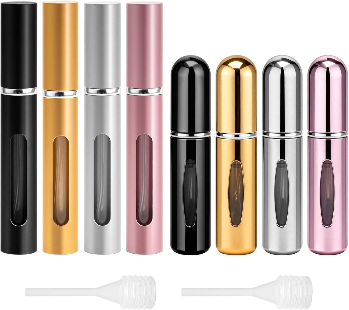Perfume spray flesjes 5ml - mini refillable flessen - compact en lichtgewicht - ideaal voor reizen - ShopVlot
