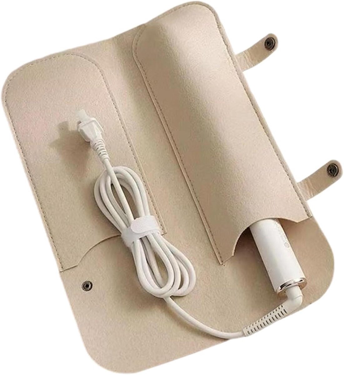 Thermische Tas Haargereedschap - Stijltang Hoes Krultang - Veilig Opbergen - Warmte-isolerend Vilt - 35 x 13 x 13 cm