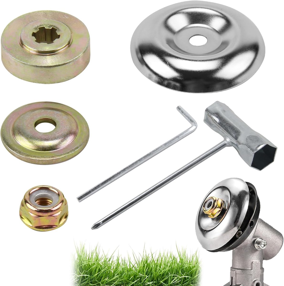 Grasmaaier onderdelen set - universele metaalaccessoires - geschikt voor onderhoud - complete vervangingskit - ShopVlot
