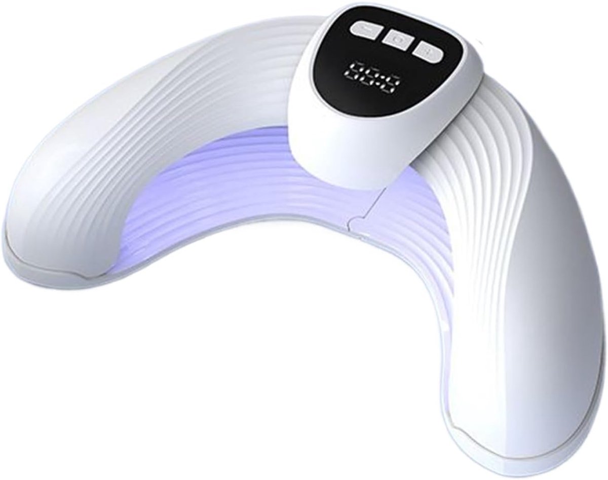 Nagellamp - Gelnagellamp Uitharder - Nagels Drogen - Opvouwbaar U-Vorm - 22 LEDS - Wit