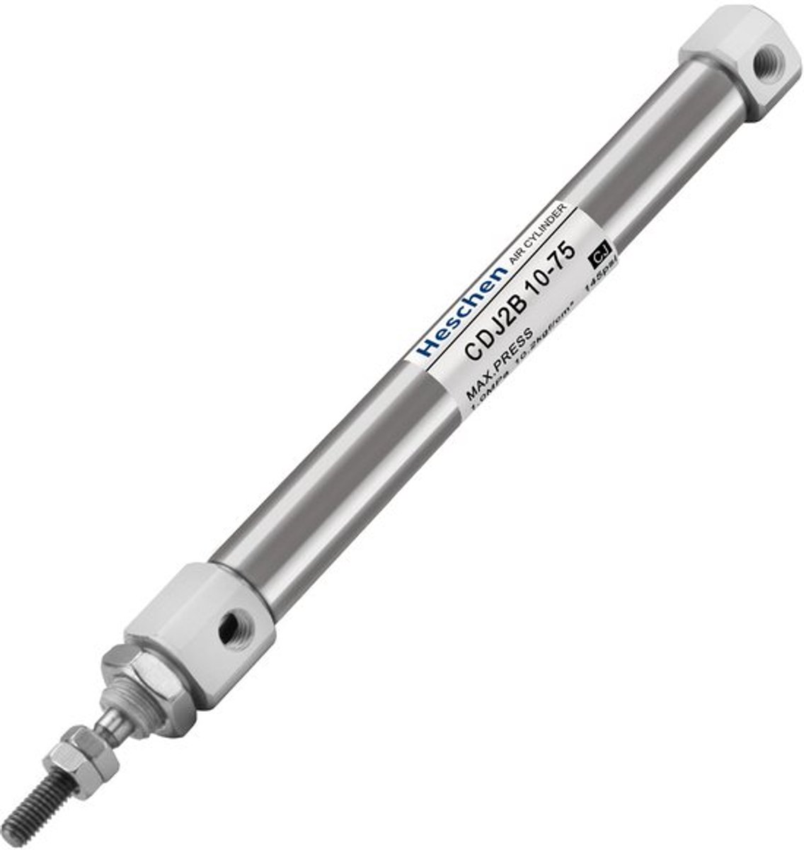 Pneumatische cilinder 10 mm boren 75 mm trekken compact IMstore