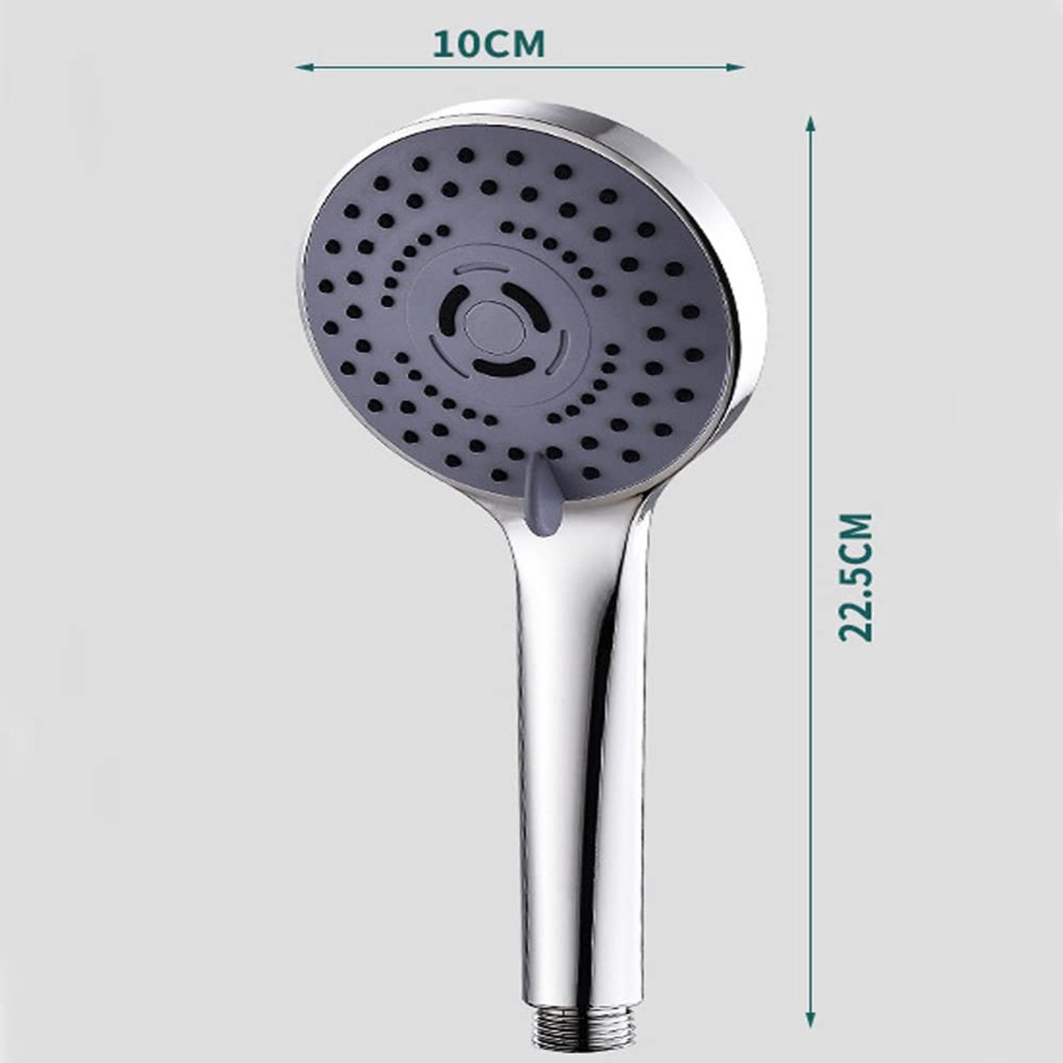 SnelShoppen - Douchekop met 5 Hogedrukmodi, Antikalk Handdouche, 1,5 m PVC Slang, Chroom Afwerking, Ideaal voor Badkamer en Douche