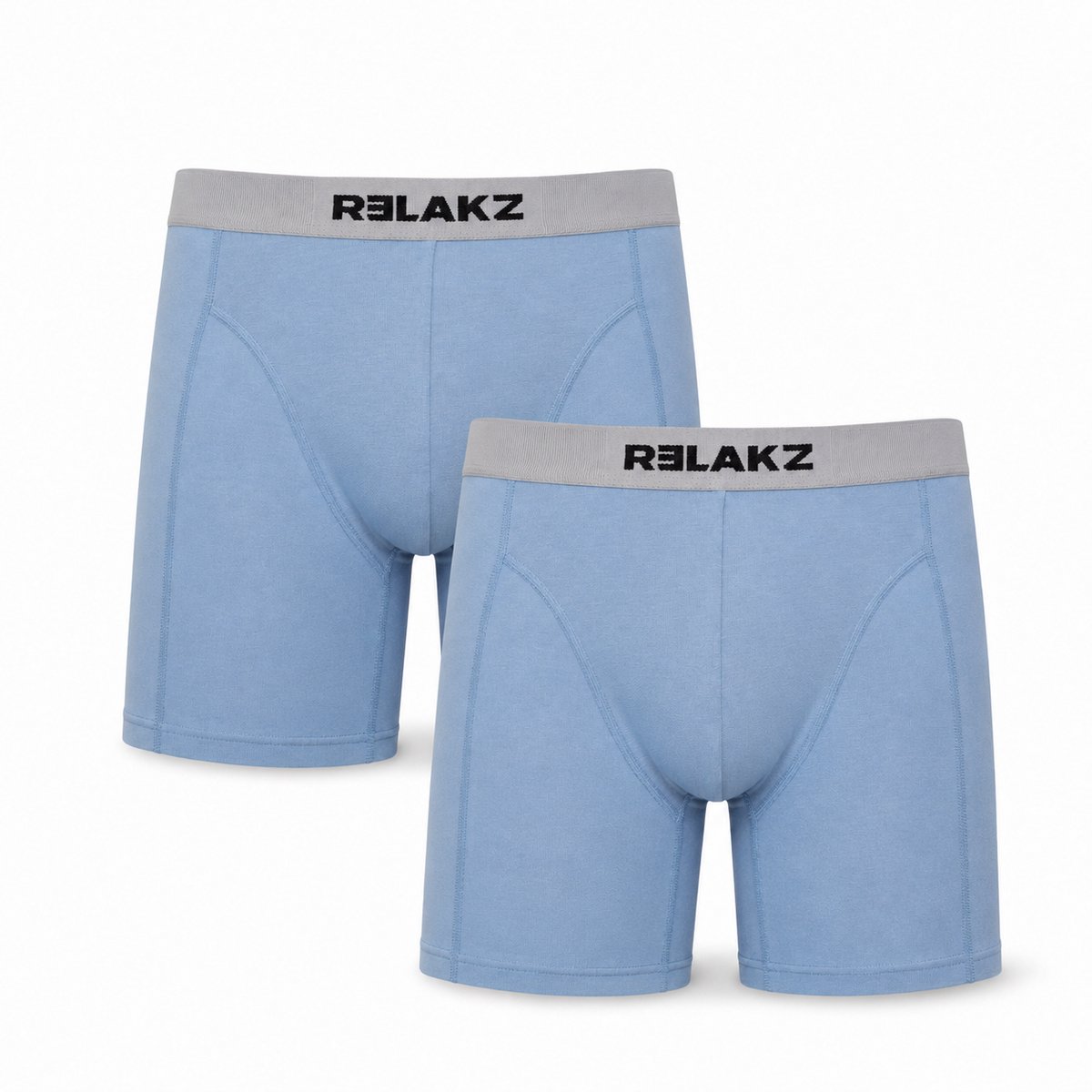 RELAKZ Heren Boxershorts Lenzing Modal 2-pack Shadow Blue S
