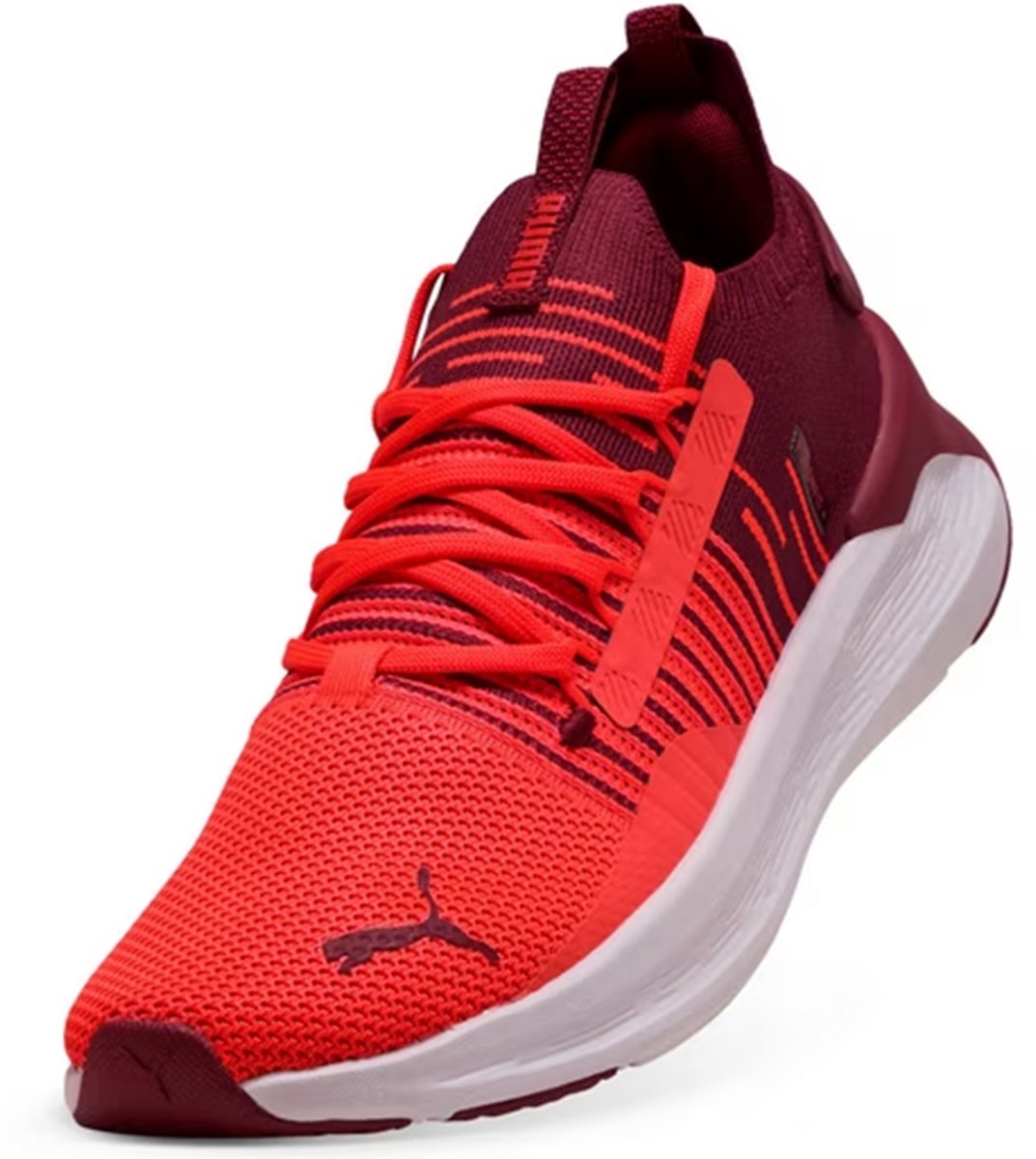 Puma Softride Symmetry Fuzion LS Unisex Sportschoenen Schoenen 311482 16 Garnet Bont