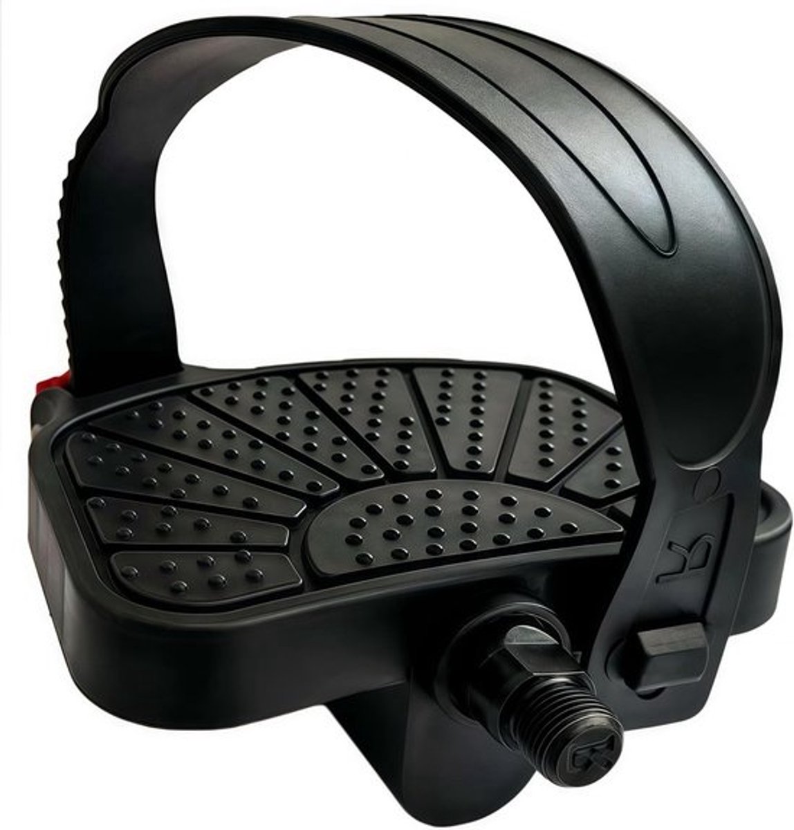 Hoogwaardige pedalen voor trainingsfietsen - 9/16 inch en 1/2 inch assen, verstelbare banden, geschikt voor spinningfietsen en Peloton, antislip ontwerp en duurzame constructie