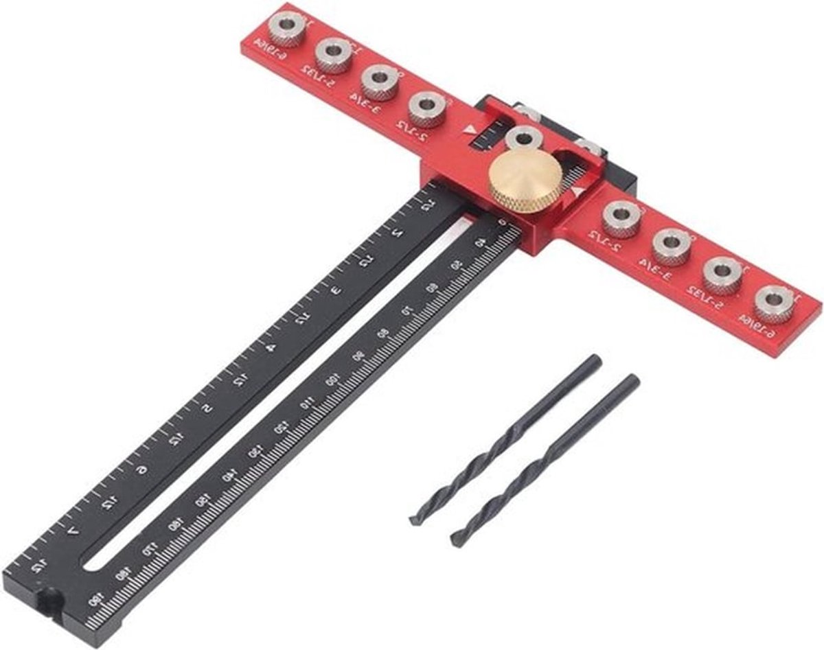 Verstelbare Boorgids voor Kast Hardware, Perfect voor Deuren, Handgrepen en Knoppen Installatie
