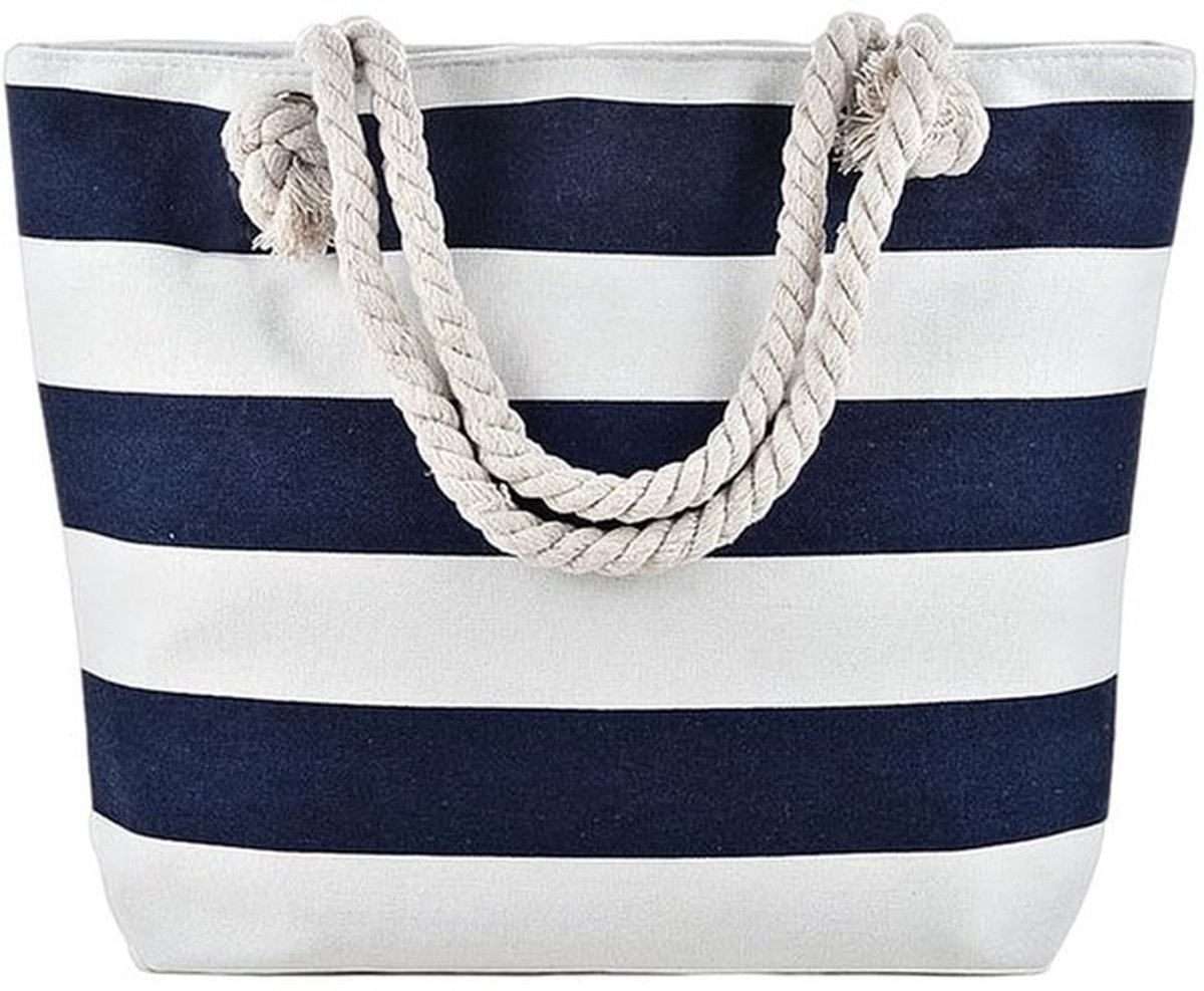 Strandtas Grote Capaciteit - Waterdichte Strandtas - Schoudertas - Handtas Dames - Canvas Tas - 44 x 34 x 13 cm