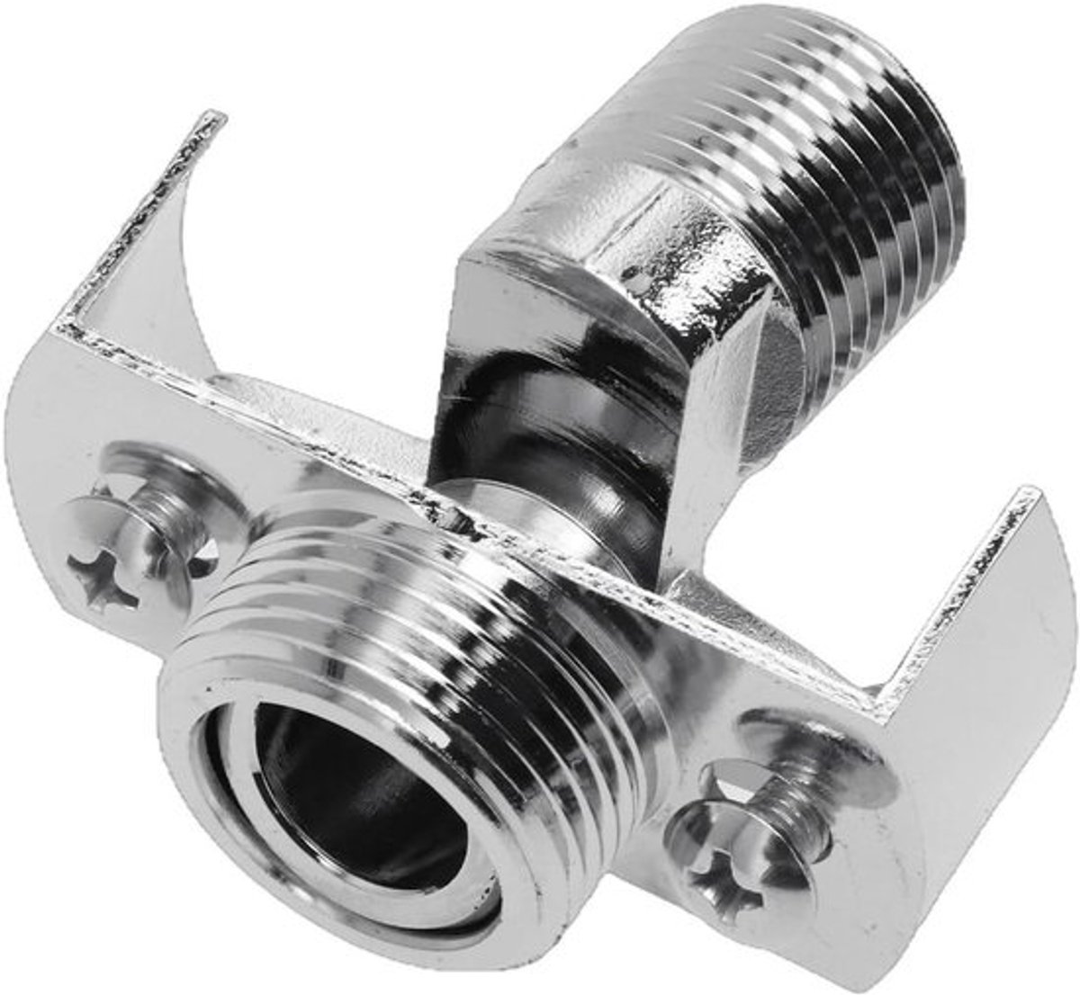 Verstelbare schuine hoekkraan met 40 graden, koperen adapters en douchekop accessoires - Badkamer hardware voor pijpfittingen (26 mm)