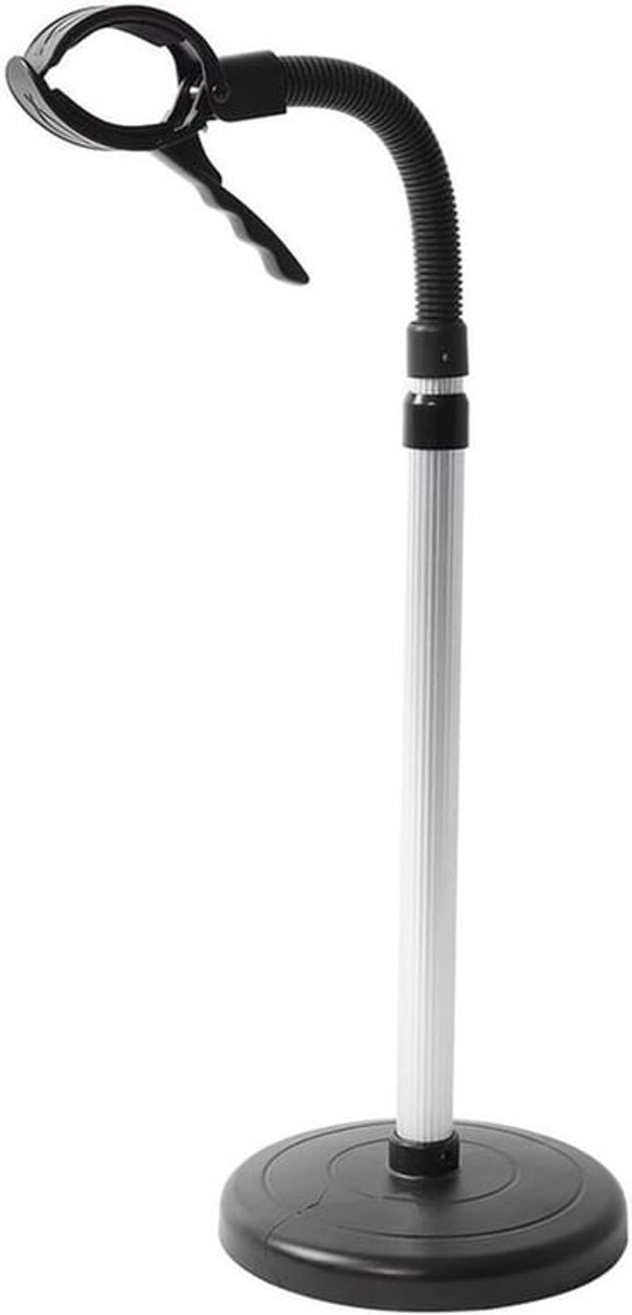 Verstelbare Haardroger Houder van RVS, Geschikt voor Diverse Haardrogers, 40 x 19 x 6 cm, Ruimtebesparend en Praktisch