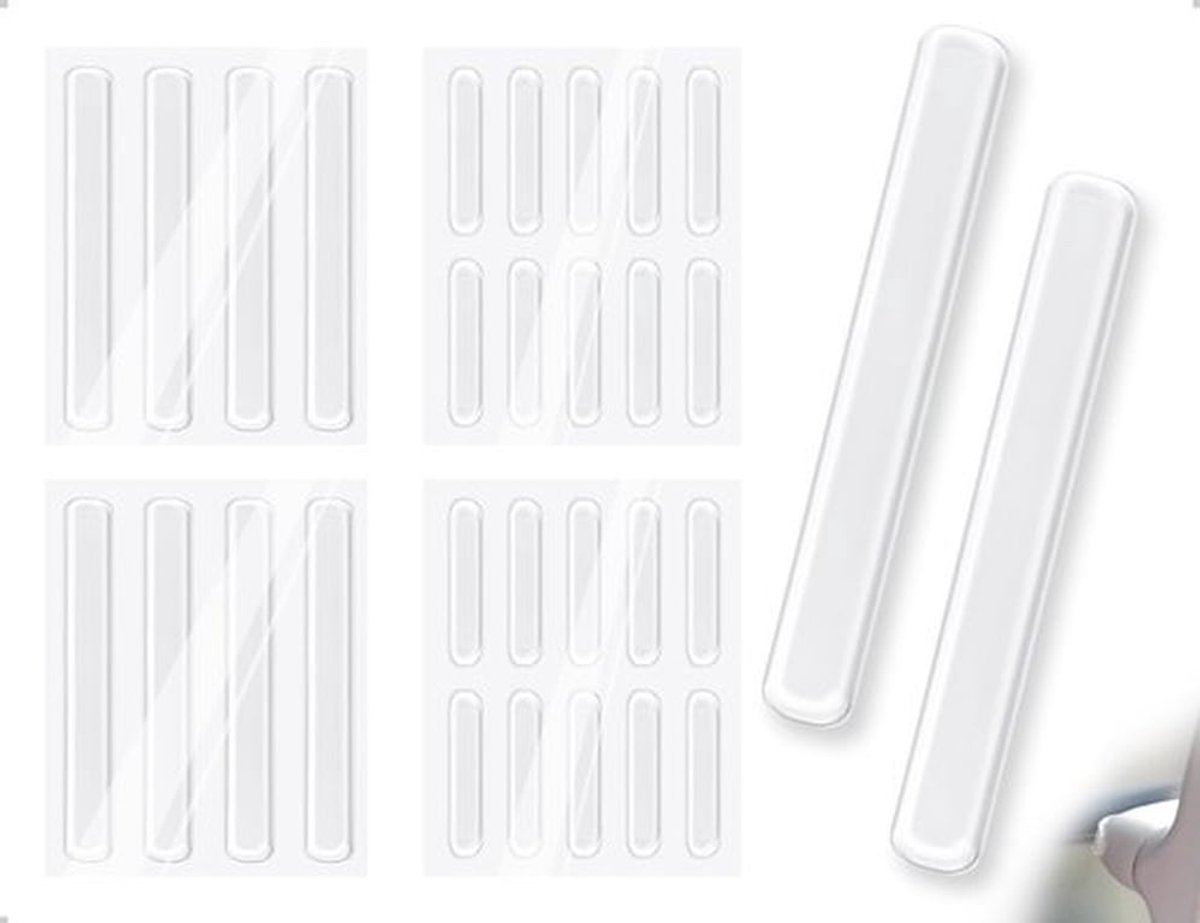 Meubelstoppers Set van 4 - Transparante Siliconen Beschermpads - Zelfklevend - Duurzaam - Zachte Textuur - Bescherming voor Deuren/Ramen/Laden/Kasten - Meubelbeschermers