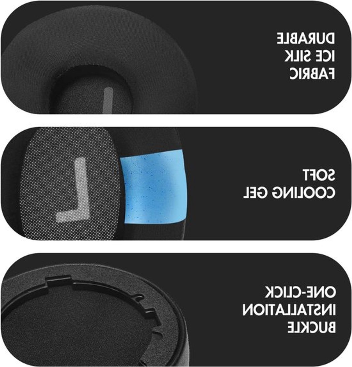 Vervangende Oorkussens van PU Leer voor JBL Tune 700/710/720/750/760/770 - Comfortabele Gel Kussens voor Hoofdtelefoon