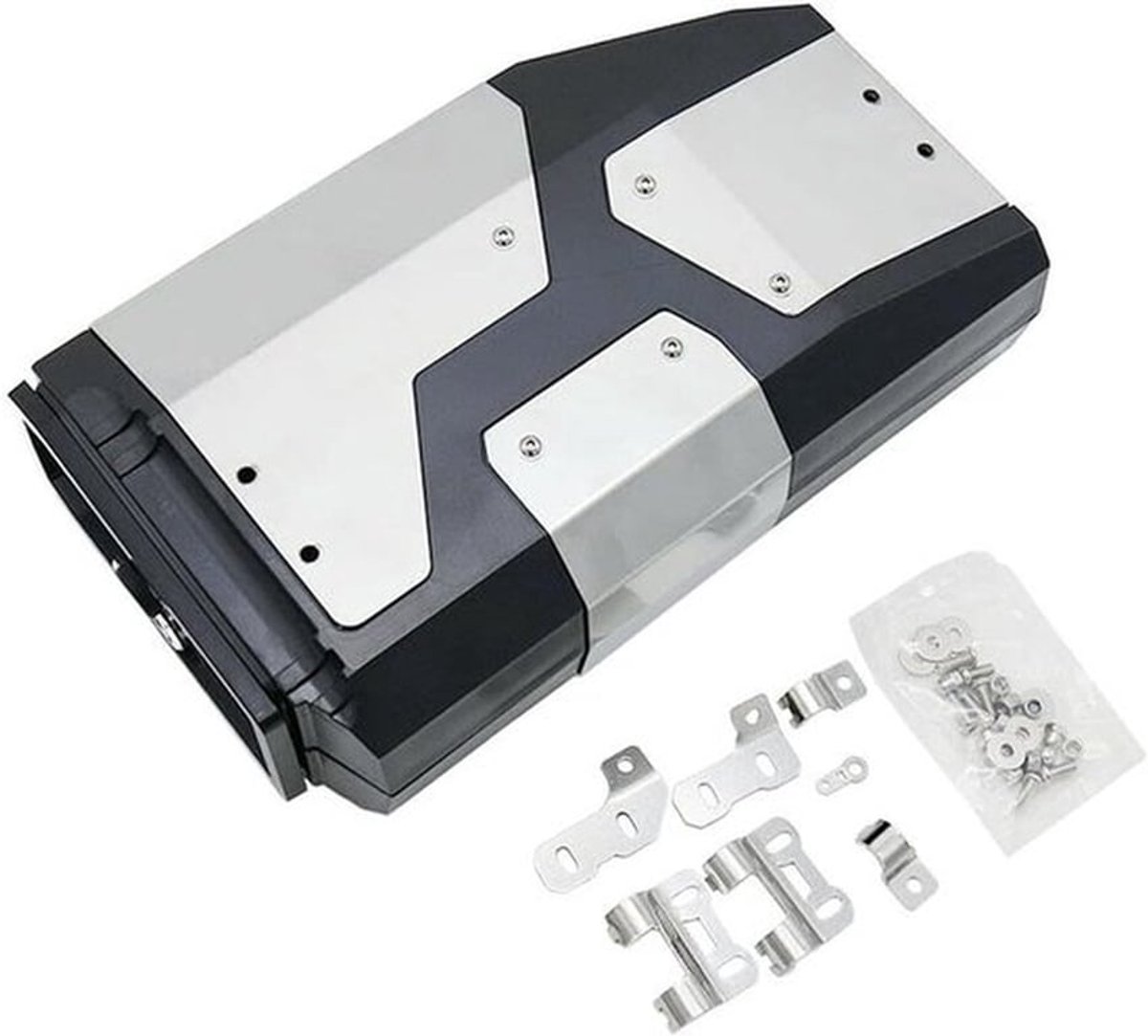 Zijvak voor Motorfiets - 4.2L Waterdichte Opslagbox van RVS voor Gereedschap en Reparaties, Geschikt voor BMVV R1200GS R1250GS ADV 2004-2019