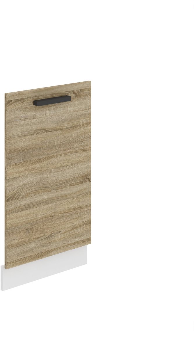 BELINI Voorpaneel Vaatwasser PZ 45 cm met Handgreep - Sonoma Eiken