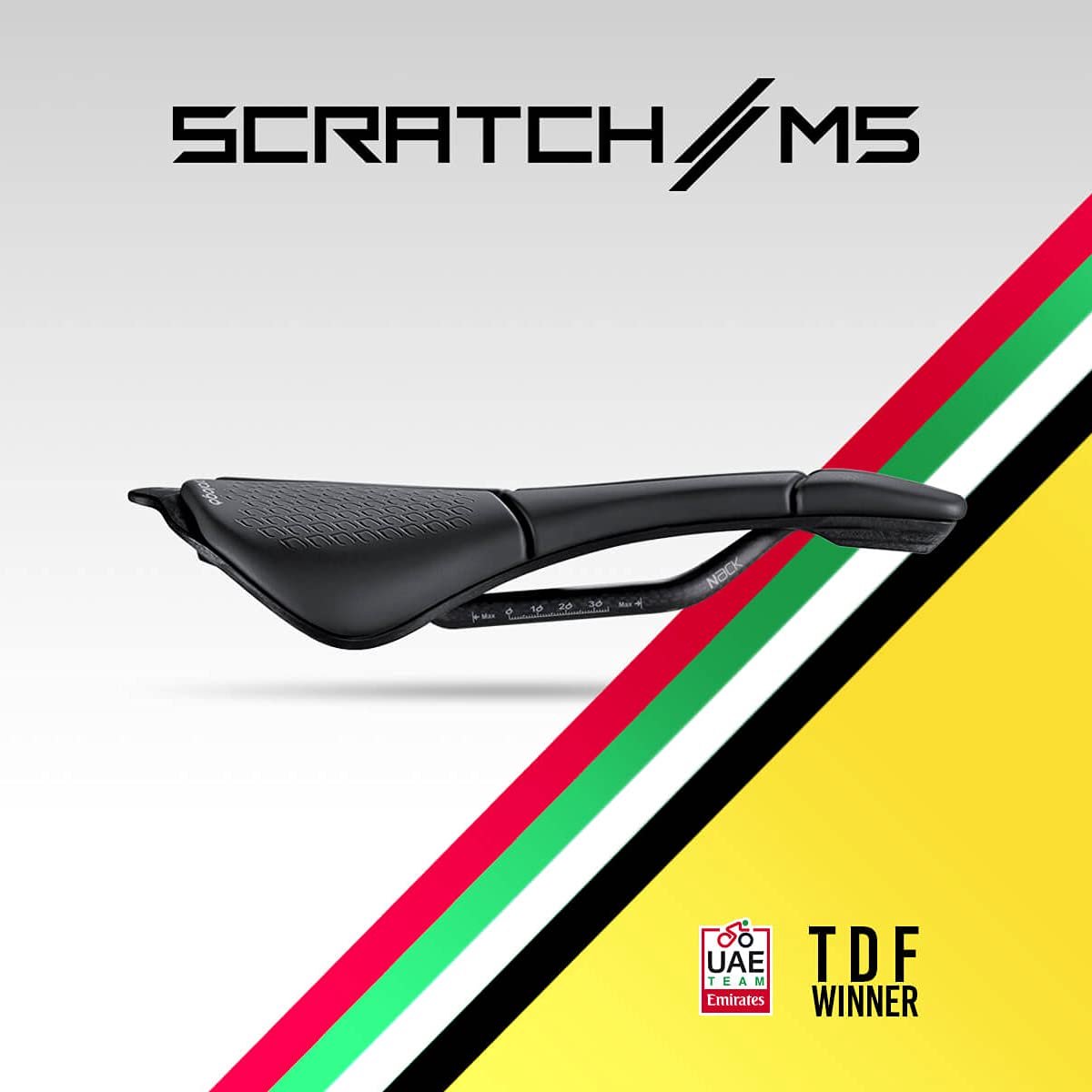 SnelShoppen - Prologo Scratch M5 CPC Nack Fietszadel, 140mm, Zwart, Ergonomisch, Voor Racefietsen en Toertochten