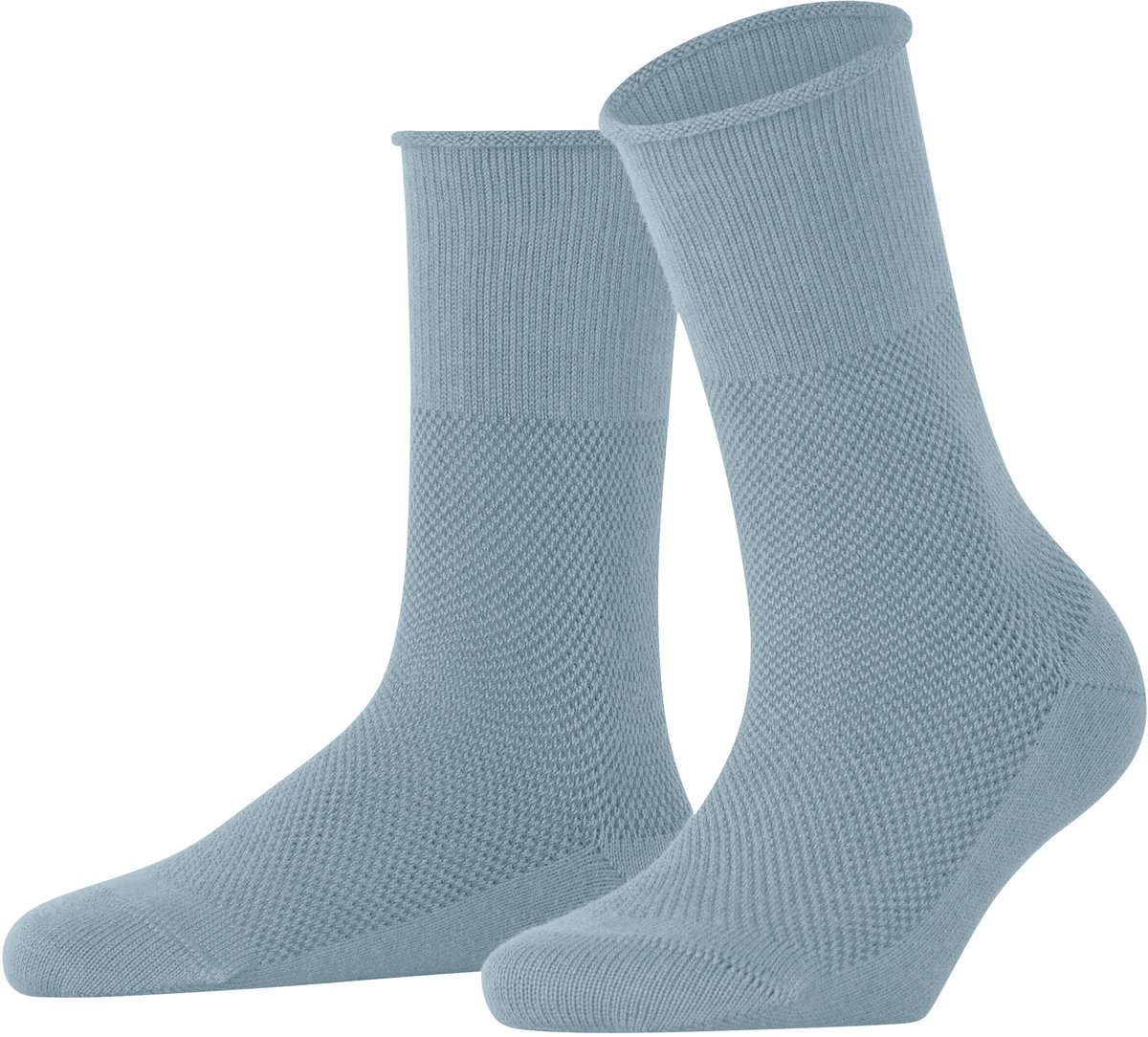 Esprit Bold Knit gedessineerd katoen wol sokken dames grijs - maat 39-42