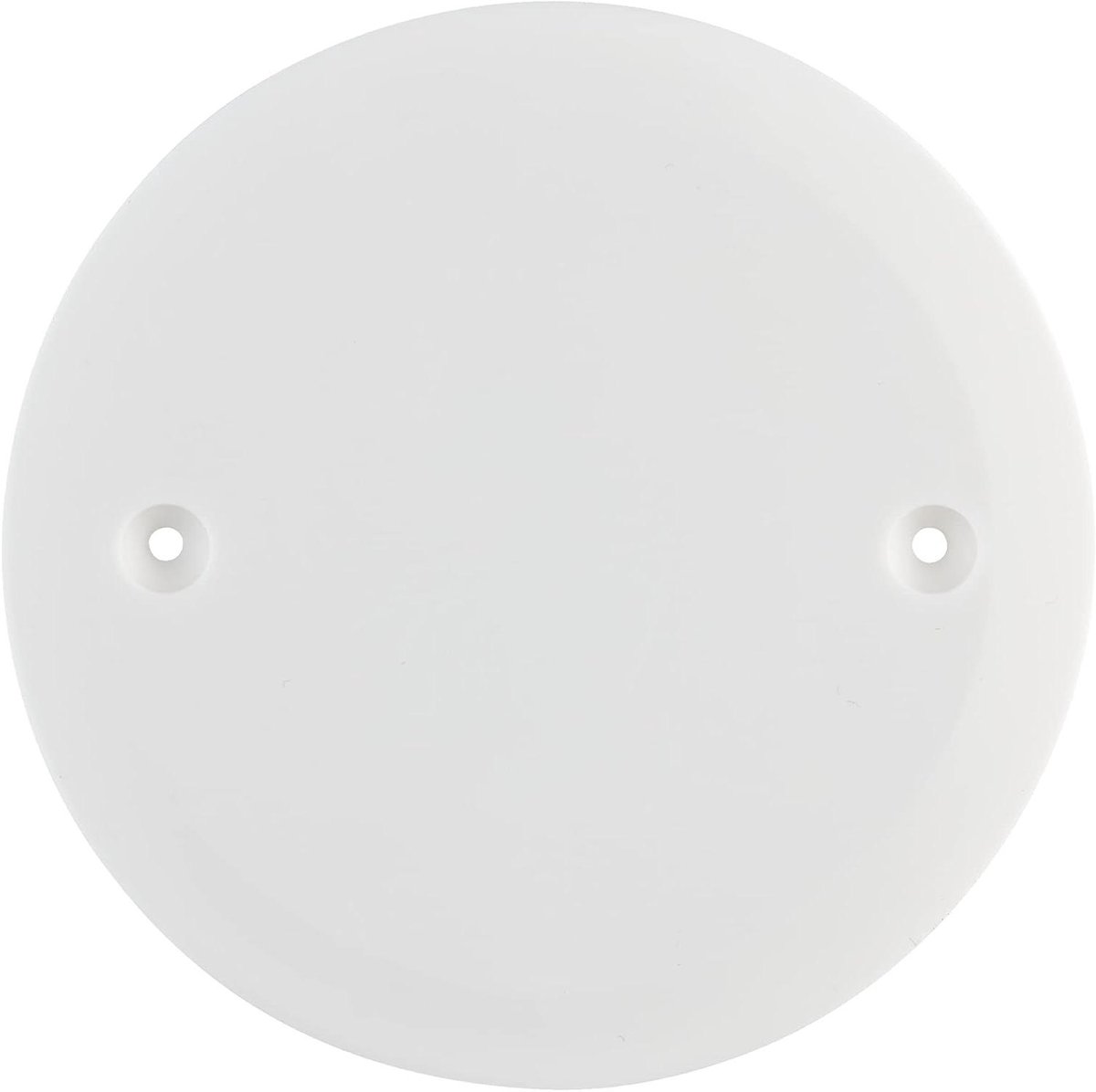 Afdekplaat Rond - Dop voor Doos - Installatie Afdekken - Schroefmontage - Ø 86 mm - Wit
