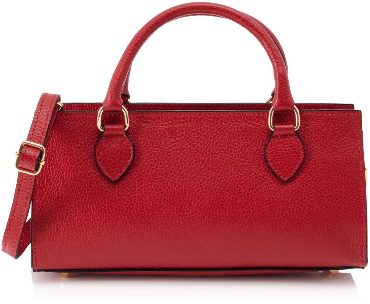 SnelShoppen - NAEMI dames handtas donkerrood, elegant, trendy, kunstleer, schoudertas, ideaal voor uitgaan, werk, dagelijks gebruik, ruime opbergruimt