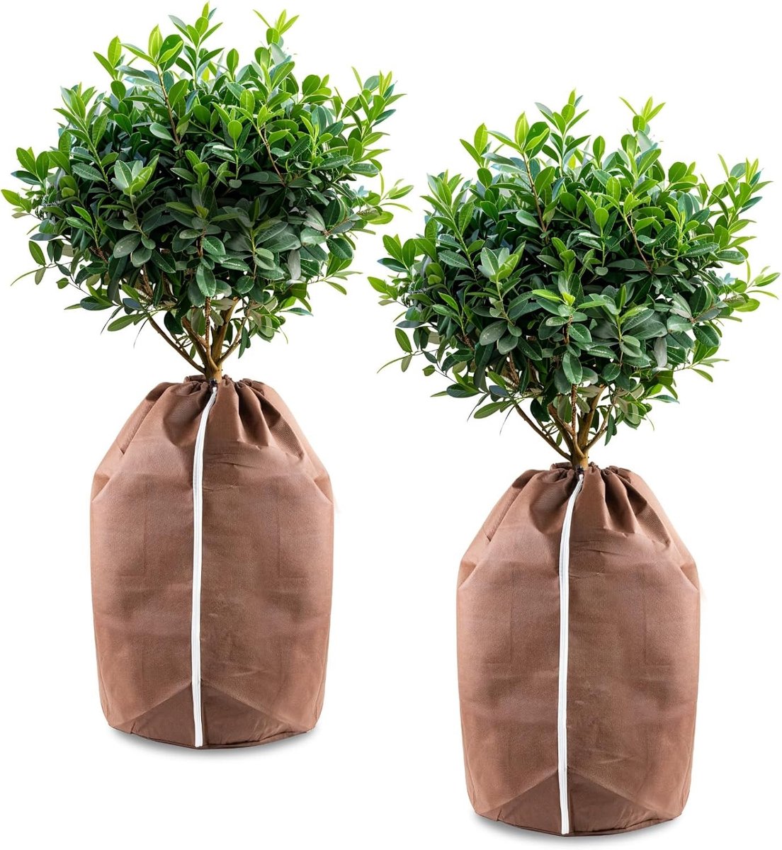 Beschermende Zak voor Planten - Thermische Potbescherming, Ademend, Vorstbestendig voor Balkonplanten en Palmen - 50 x 45 cm (2 Stuks)