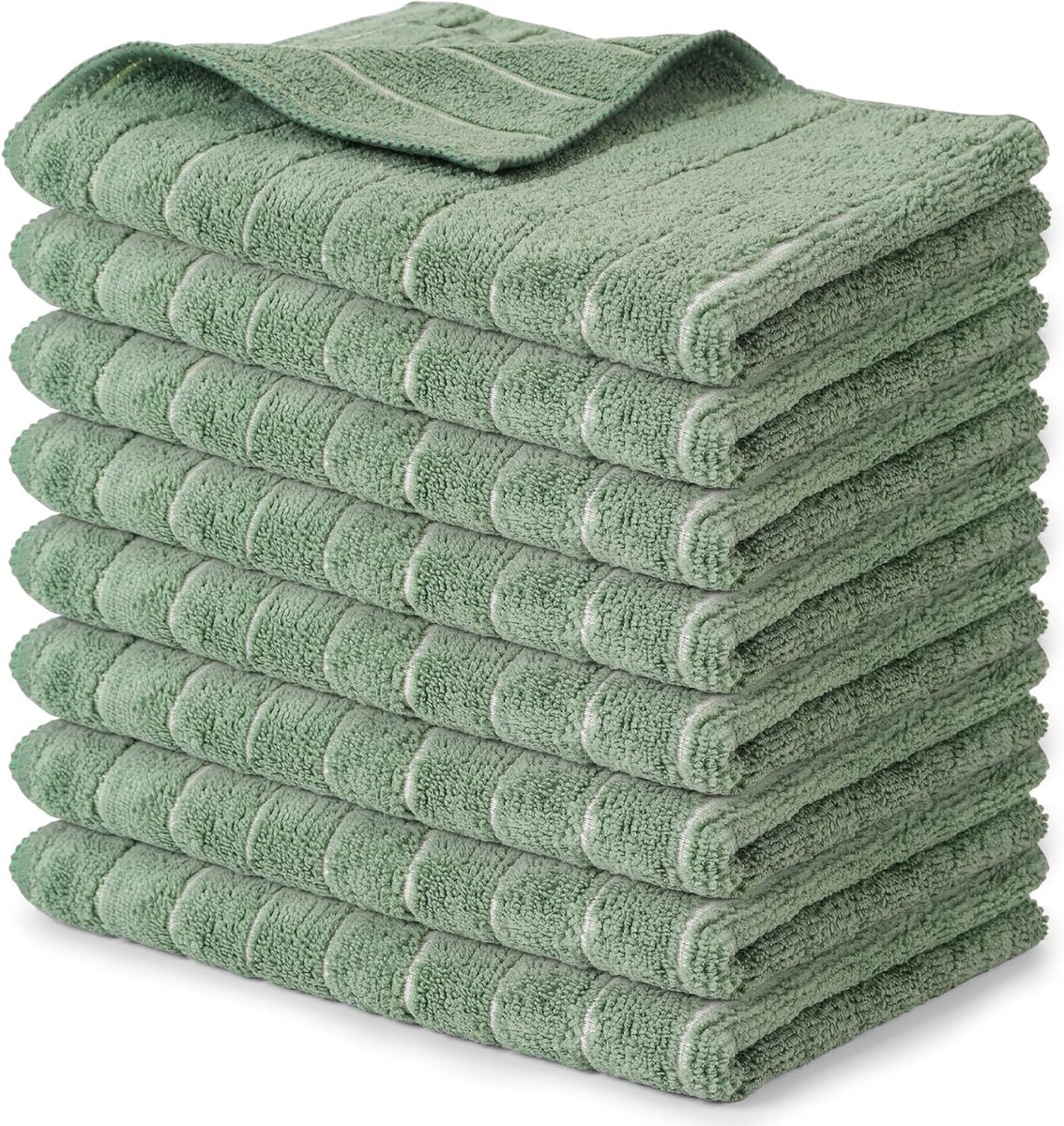 SnelShoppen - Set van 8 microvezel theedoeken 65 x 45 cm, super absorberende en robuuste keukendoeken, premium droogdoeken voor keuken en dagelijks ge
