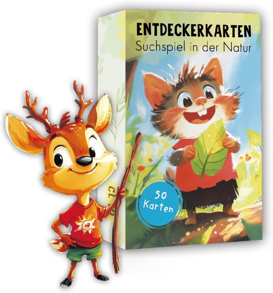 Ontdekking kaarten voor kinderen - Educatieve spellen voor buiten, leerzaam cadeau voor jongens en meisjes van 4 tot 8 jaar, avontuur en spelplezier