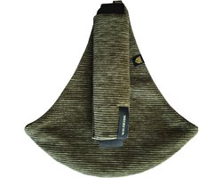 Wildride® Kinderdrager Ribfluweel Olijfgroen - Lichtgewicht & Draagbaar - Heupdrager Voor Kinderen van 9 Maanden tot 4 Jaar - Draagzak voor Baby en Peuter - Baby Carrier - Tot 20 kg