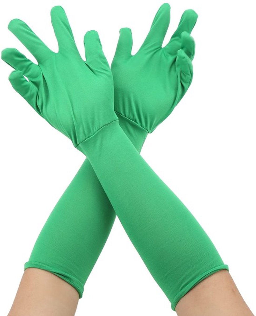 Chromakey Handschoenen - Duurzaam Melkzijde Materiaal - Verdwijnende Effecten - Fotografie/Video Effecten - Universeel/Comfortabel - Ademend Design - Groene Handschoenen
