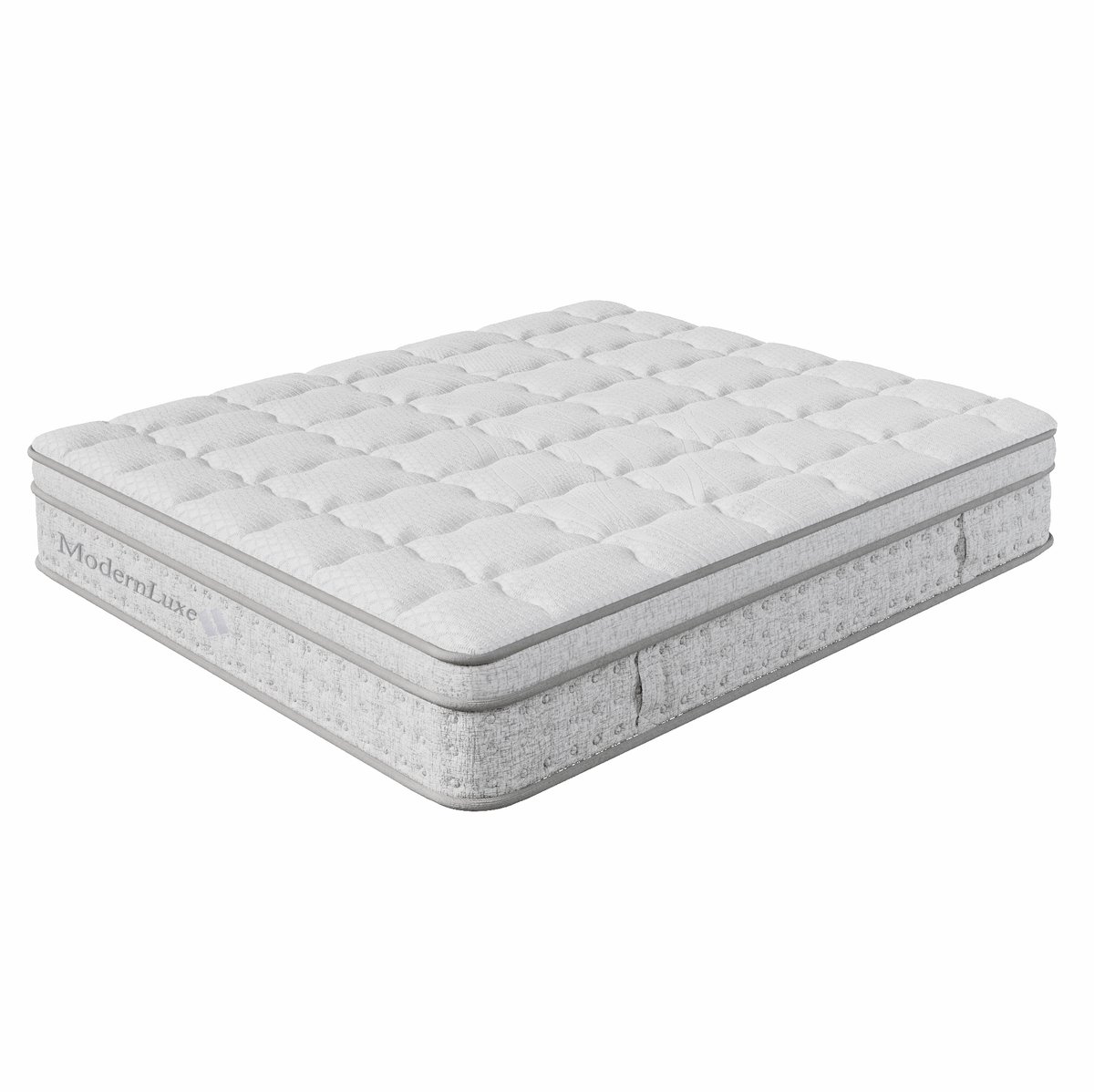 REDOM- Matras - 7-zones pocketvering - Koudschuim - H3 - Anti-allergisch - Ventilerend - Volwassenen - Polyester - Wit - 140 x 190 x 25 cm