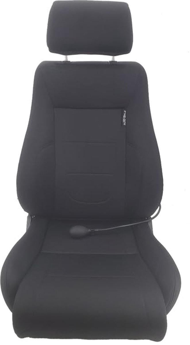 SnelShoppen - Sportstoel Retro II - Zwart - Dubbelzijdig Verstelbare Rugleuning - Inclusief Sledes - Comfortabele Stoel voor Feest, Tuin, Camping, en