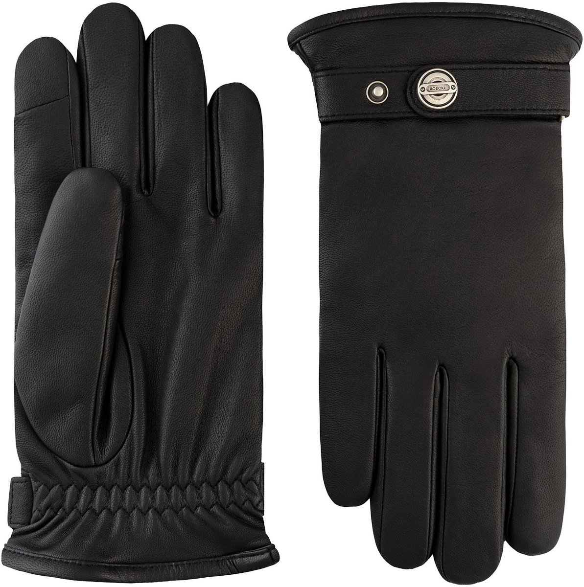 Roeckl Arden Handschoenen Leder - Jongens - black