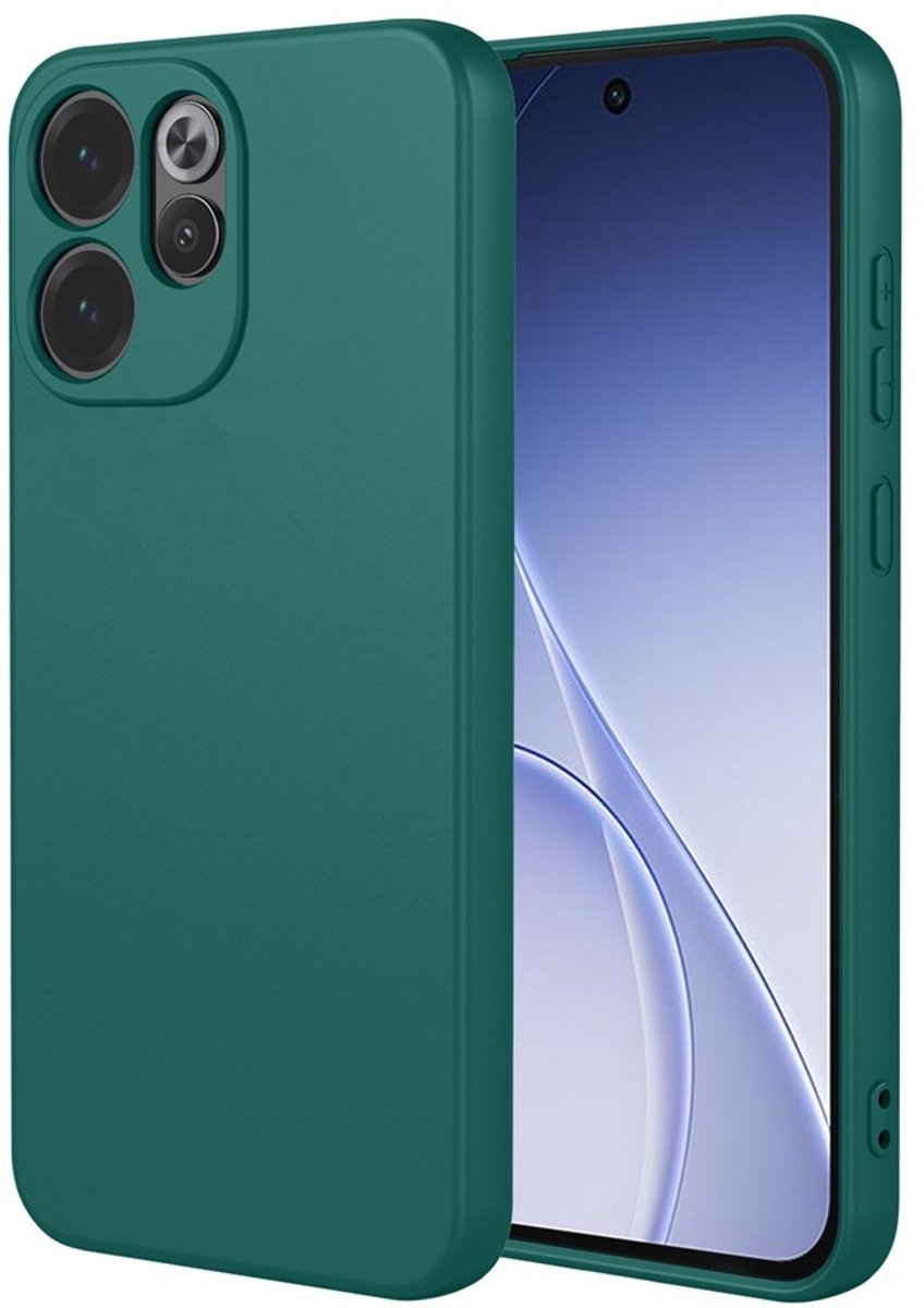 Coverup Hoesje - Geschikt voor OPPO Reno15 F Hoesje - Coverup Colour TPU Back Cover - Groen