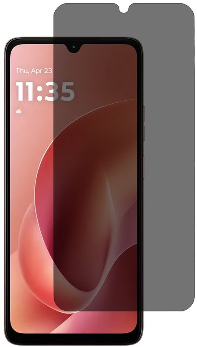 Coverup Screen Protector - Geschikt voor Motorola Moto G06 / G06 Power Screen Protector - Coverup Privacy Tempered Glass - Transparant