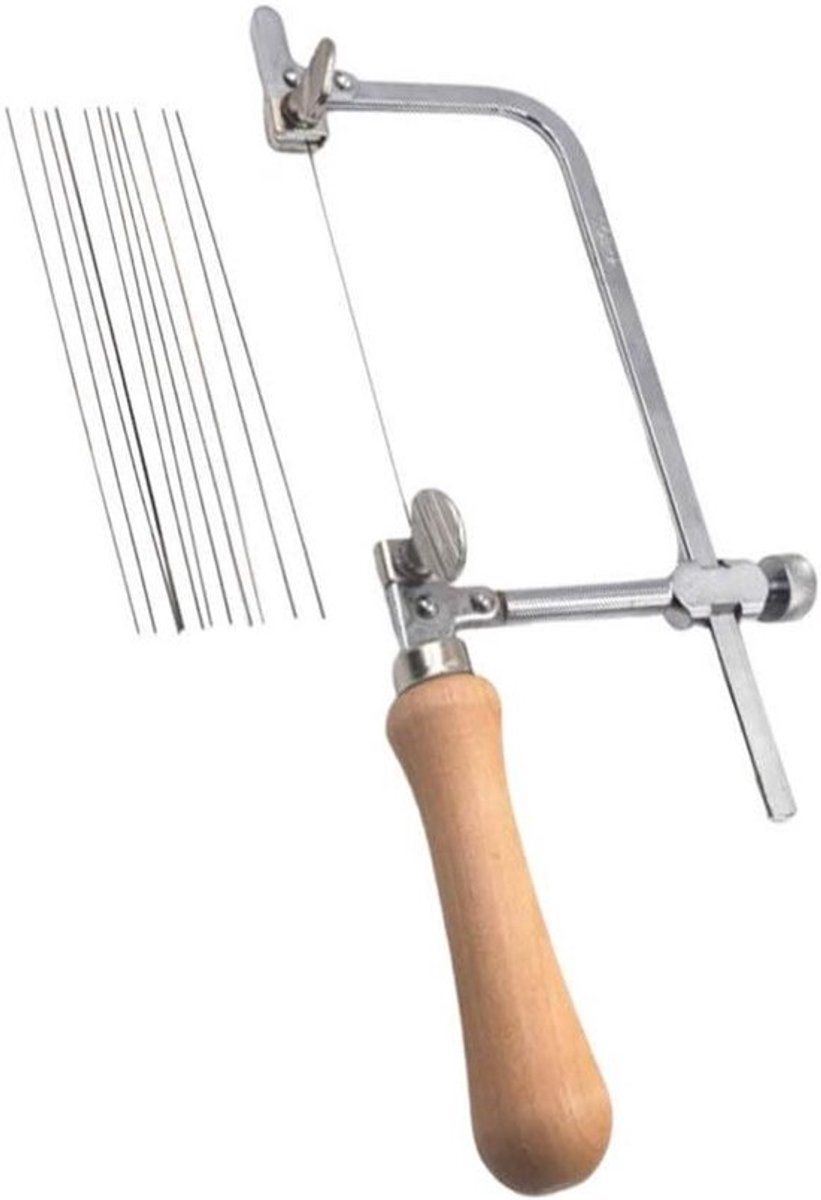 Handzaag voor Juwelier - Fijne Zaag voor Sieraden Maken - Houten Frame en Blade