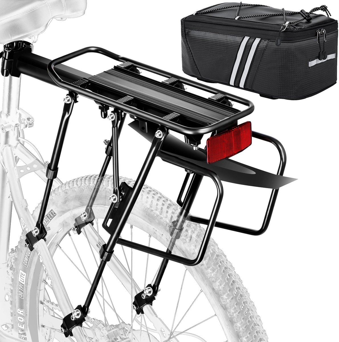 Solidchoice - Fiets Bagagedrager voor Achterste Bevestiging