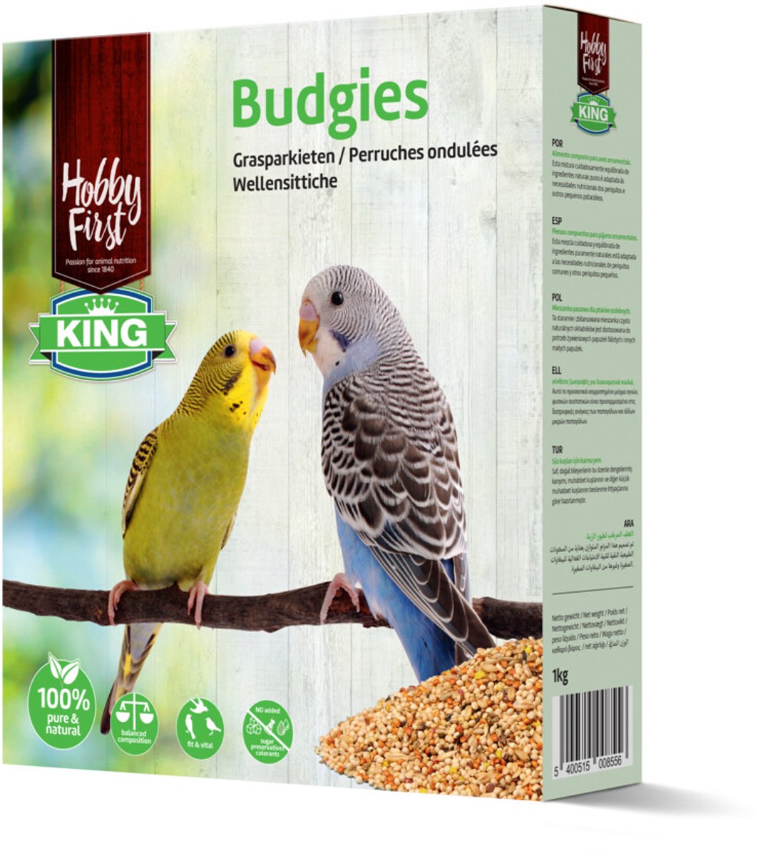 HobbyFirst King Grasparkieten - 1 kg