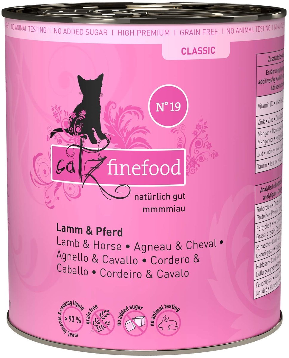 Solidchoice - Lams- en Paardenvlees Kattenvoer 6 x 800g Blikken