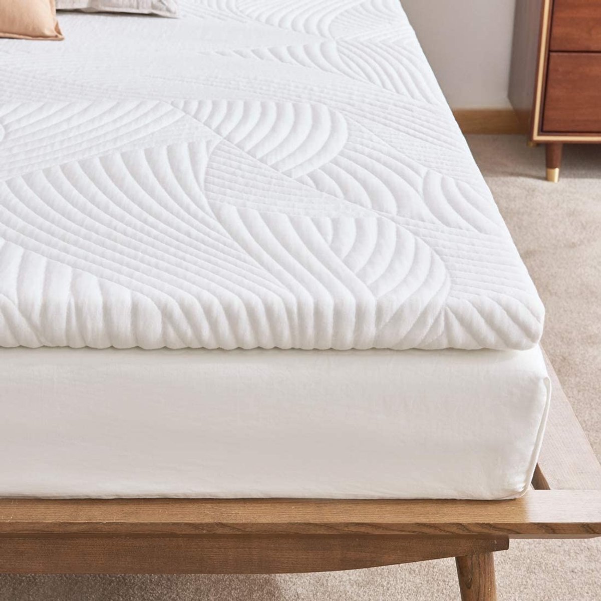 Solidchoice - Gel Geheugenschuim Matras Topper 140x200 cm
