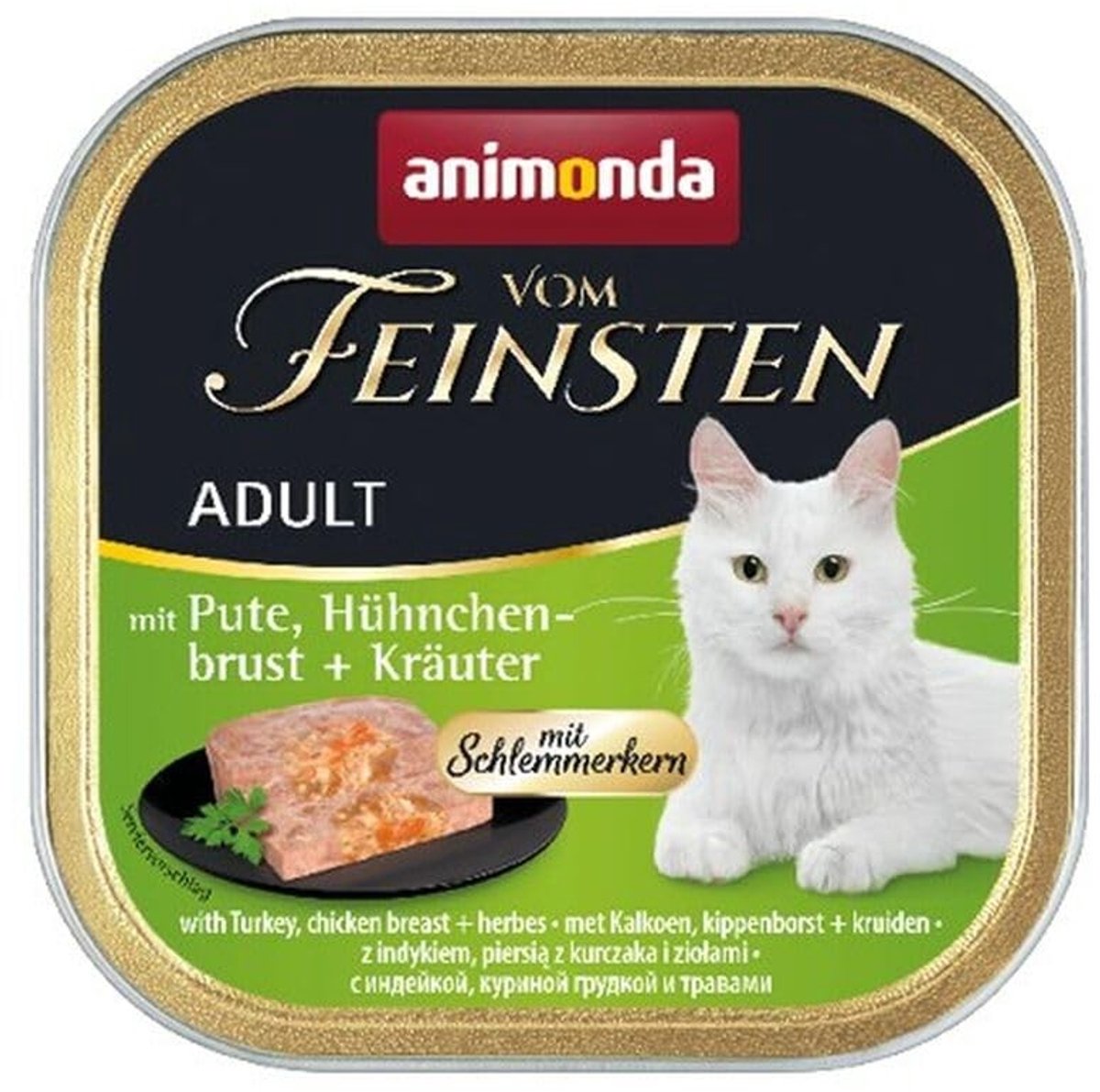 Solidchoice - Delicate Natvoeding voor Volwassen Katten, 32 x 100 g