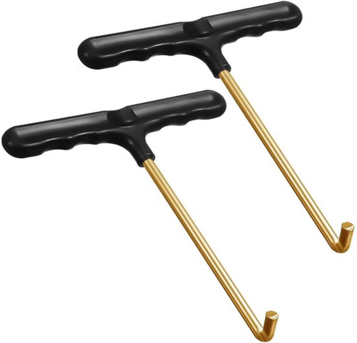 Trampolineonderdelen 2 Stuks - Veerklemmen - Veiligheidshaken - Trampolinenet Stang - T-Veer Accessoires - PVC/Metaal - Trampolinehaken