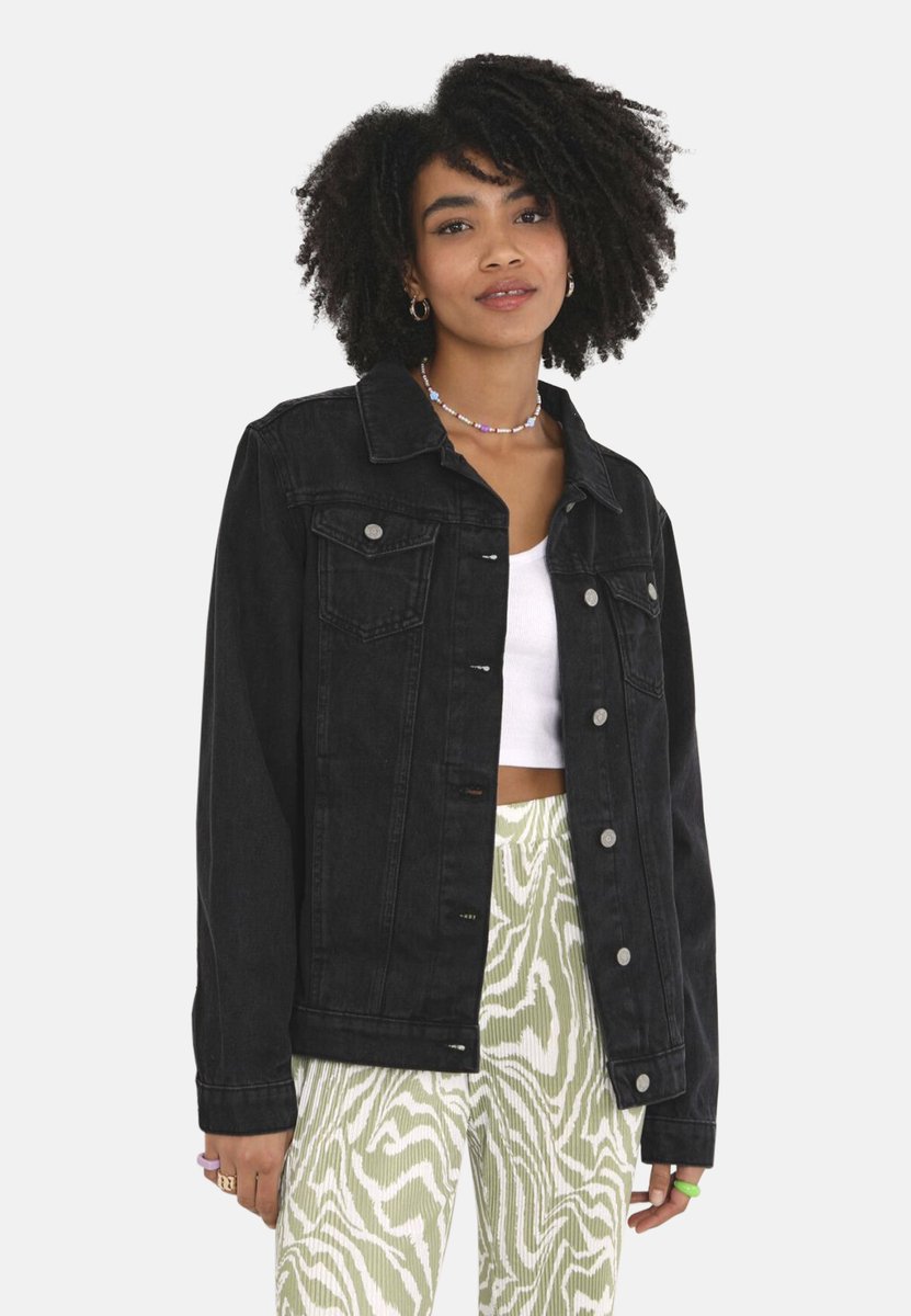 Brave Soul - Outdoorjas - Katoen - Vrouwen - Maat S - zwart