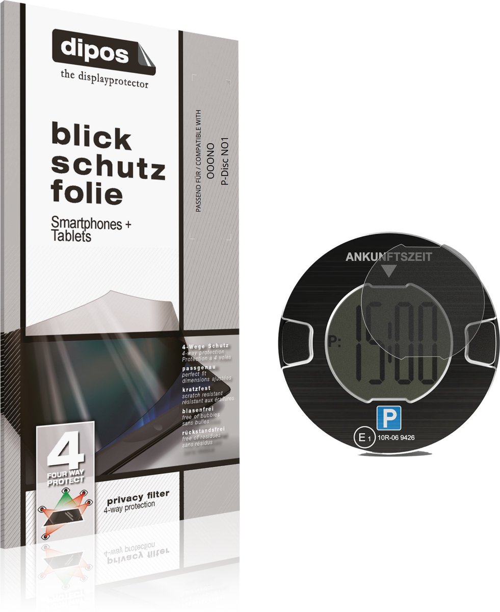 dipos – Matte Privacy Screenprotector geschikt voor OOONO P-Disc NO1 | Anti-Spy Beschermfolie