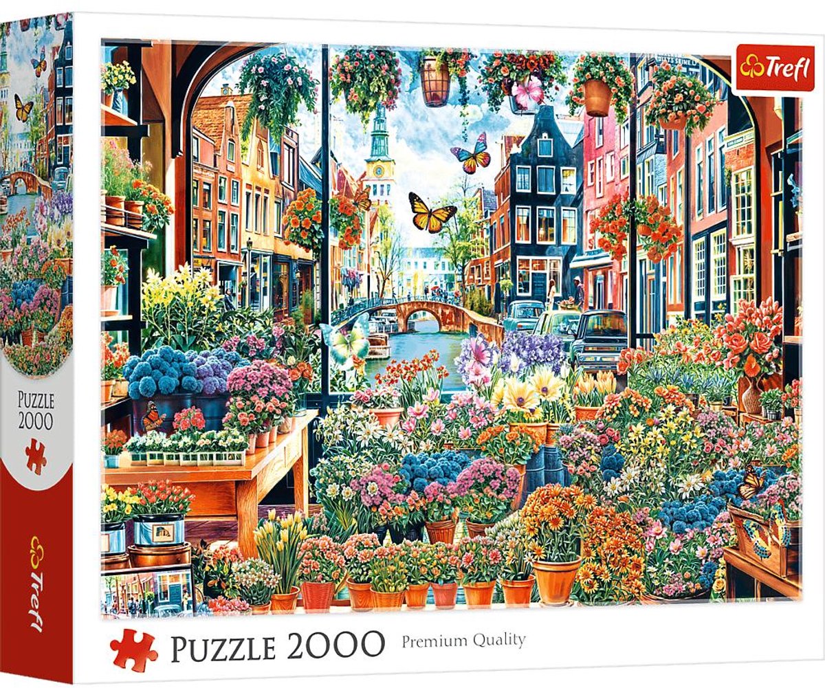 Puzzel 2000 bloemenwinkel in Amsterdam 27128
