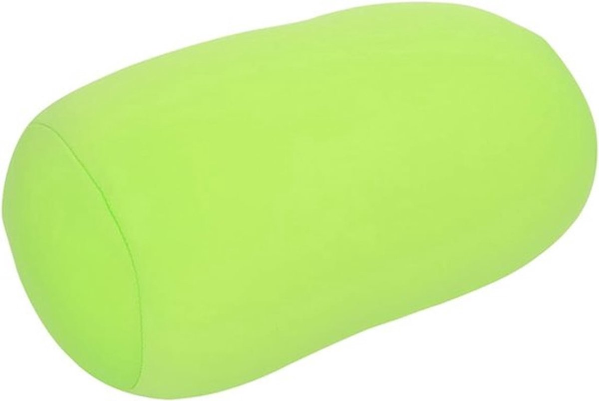 Comfortabele rugkussen met micro parels, slaapkussen, neksteun voor reizen en thuisgebruik (Groen)